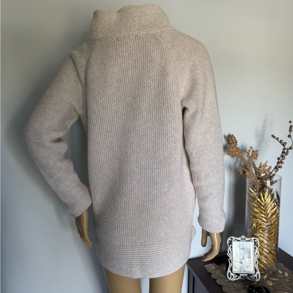 RW&CO. Cream Cowl Neck knit Sweater. Ptp 19” length 25” - Picture 5 of 10